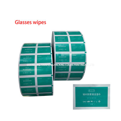 73G 83G 103G 110g 4 στρώσεις Bzk Wipes Roll Film Χαρτί από χαρτί αλουμινίου για συσκευασία
