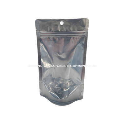 Πλαστικό Zip Lock Ασημένιο Mylar Αλουμινίου Φόλιο Τάκοι συσκευασίας τροφίμων για Custom Matt Light