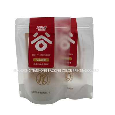 Πλαστικό Zip Lock Ασημένιο Mylar Αλουμινίου Φόλιο Τάκοι συσκευασίας τροφίμων για Custom Matt Light