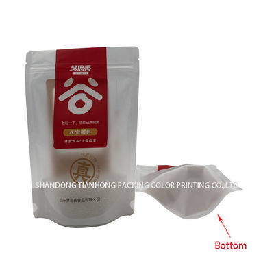 Πλαστικό Zip Lock Ασημένιο Mylar Αλουμινίου Φόλιο Τάκοι συσκευασίας τροφίμων για Custom Matt Light