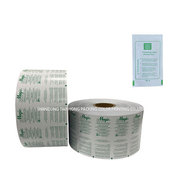 Αδιάβροχο Custom Printed 73GSM Small Alcohol Prep Pad Film Roll για την αγορά χαρτοφυλακίου